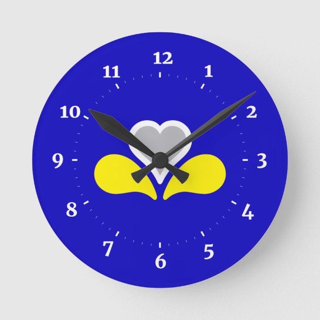 Flag of Brussels, Belgium Square Wall Clock (Front)