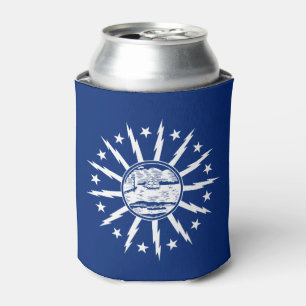 Flag of Buffalo, New York Can Cooler