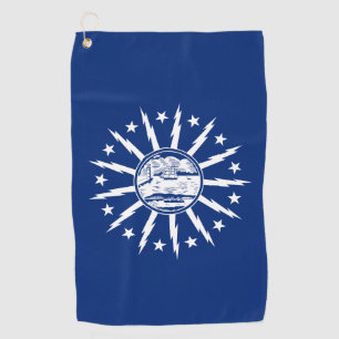 Flag of Buffalo, New York  Golf Towel
