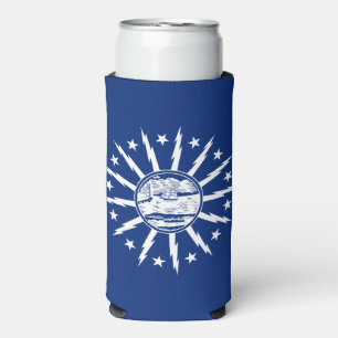 Flag of Buffalo, New York Seltzer Can Cooler