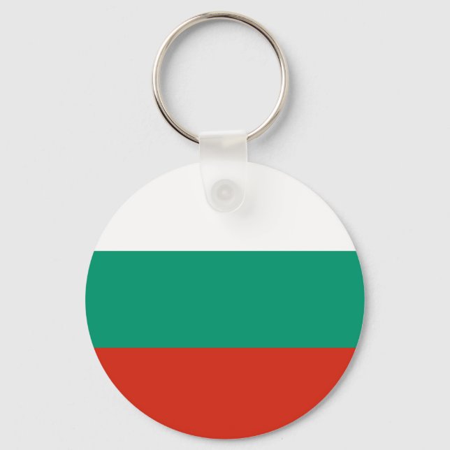 Flag of Bulgaria Key Ring (Front)