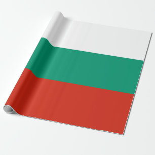 Flag of Bulgaria or Bulgarian Wrapping Paper