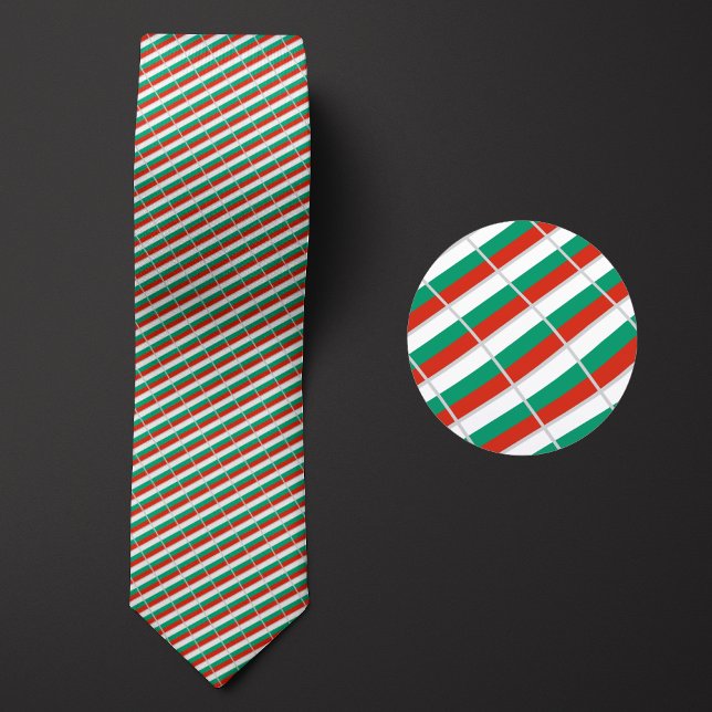Flag of Bulgaria Pattern Tie (Creator Uploaded)