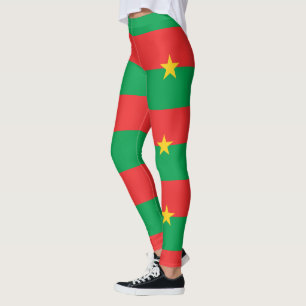 Flag of Burkina Faso Leggings