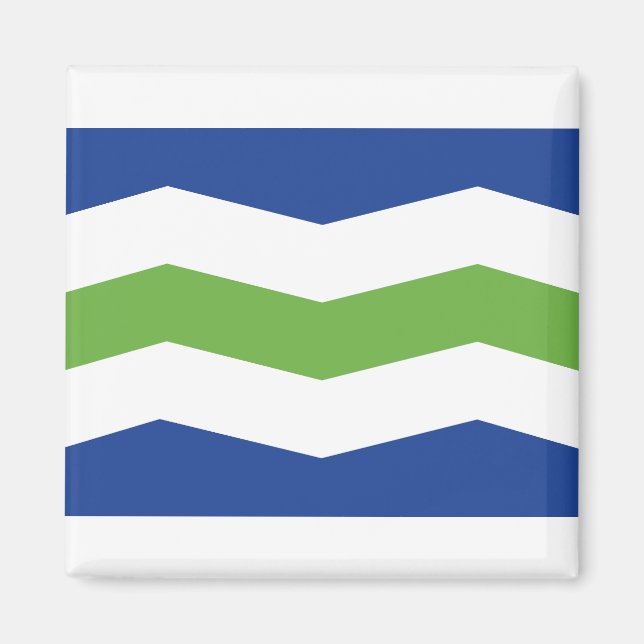 Flag of Burlington, Vermont Magnet (Front)