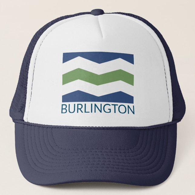 Flag of Burlington, Vermont Trucker Hat (Front)