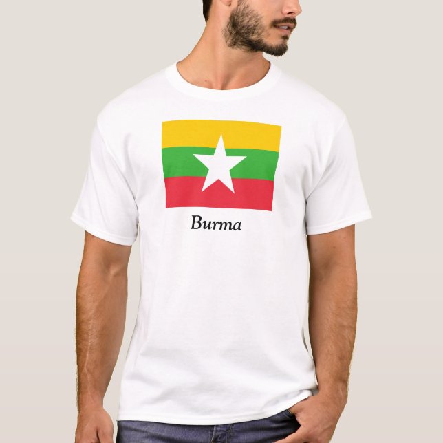 Flag of Burma T-Shirt (Front)