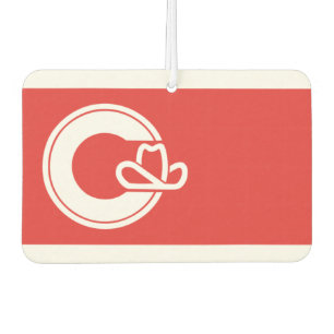 Flag of Calgary, Alberta Bottle Opener Car Air Freshener