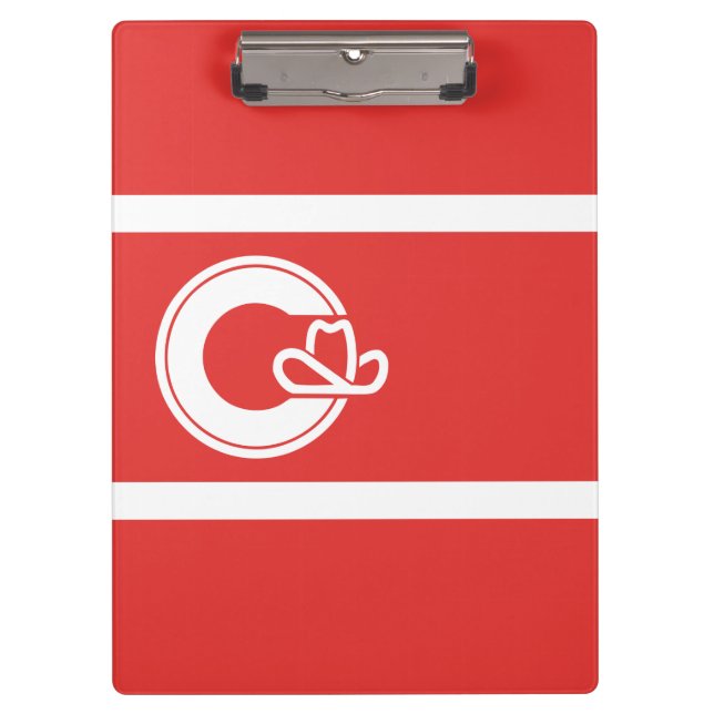Flag of Calgary, Alberta Clipboard (Front)