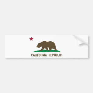 Flag of California Bumper Sticker