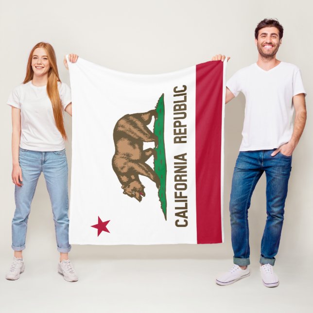 Flag Of California, California flag blanket (In Situ)