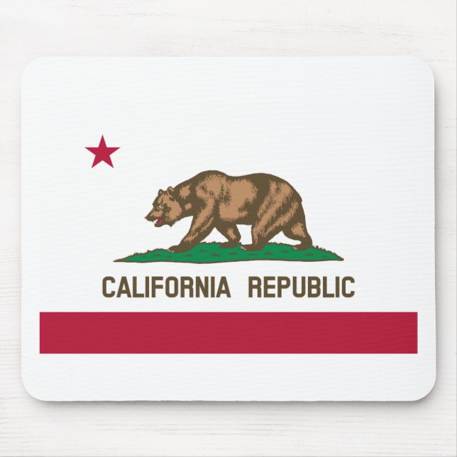 Flag of California Mouse Pad (Front)