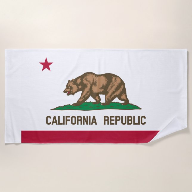 Flag of California towel (Front)