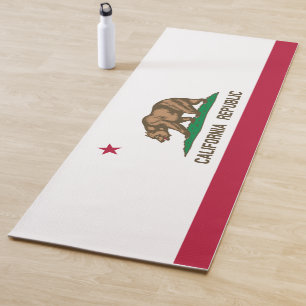 Flag of California (US State) Yoga Mat