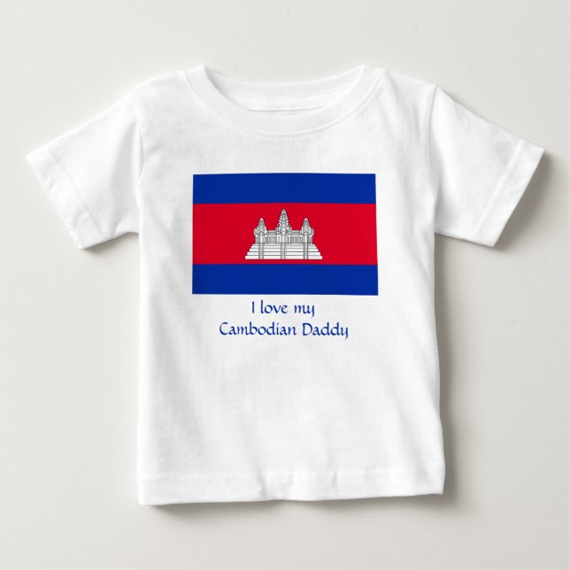 Flag of Cambodia Baby T-Shirt (Front)