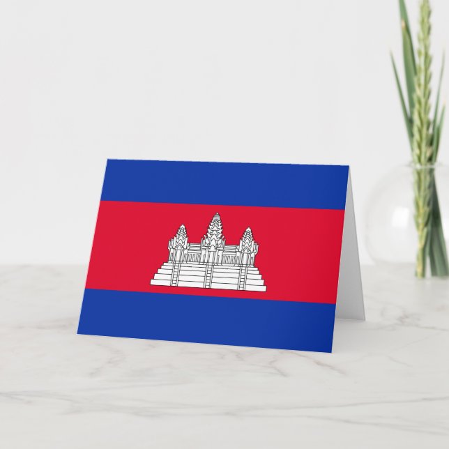 Flag of Cambodia Card (Front)