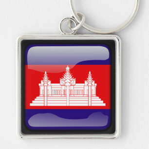 Flag of Cambodia Key Ring