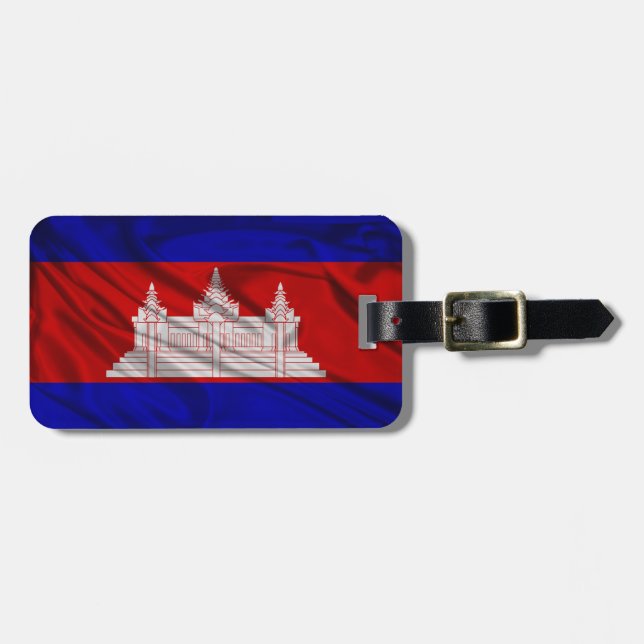 Flag of Cambodia Luggage Tag (Front Horizontal)