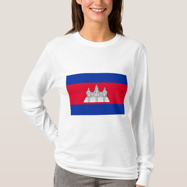 Flag of Cambodia T-Shirt (Front)