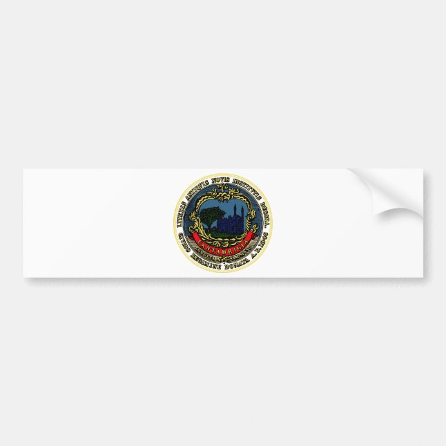 Flag of Cambridge (Massachusetts) Bumper Sticker (Front)