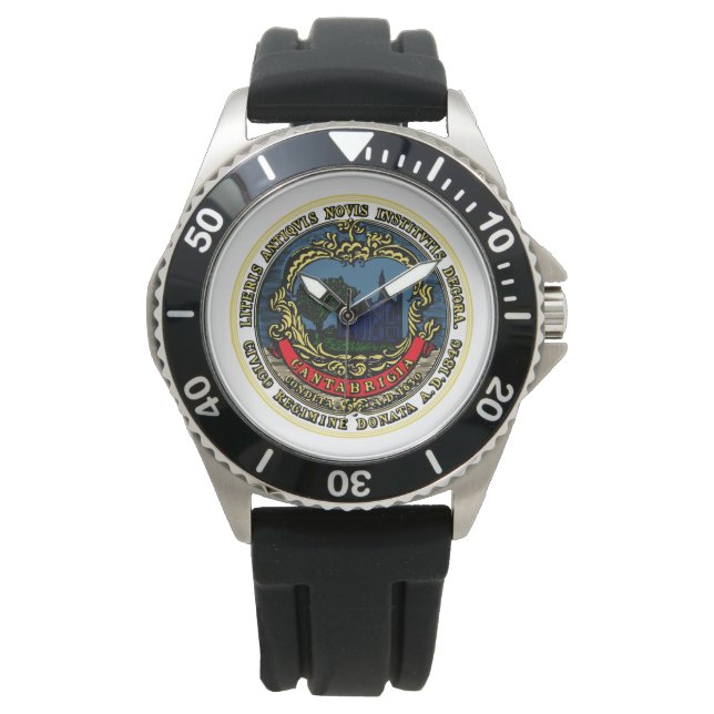 Flag of Cambridge (Massachusetts) Watch (Front)