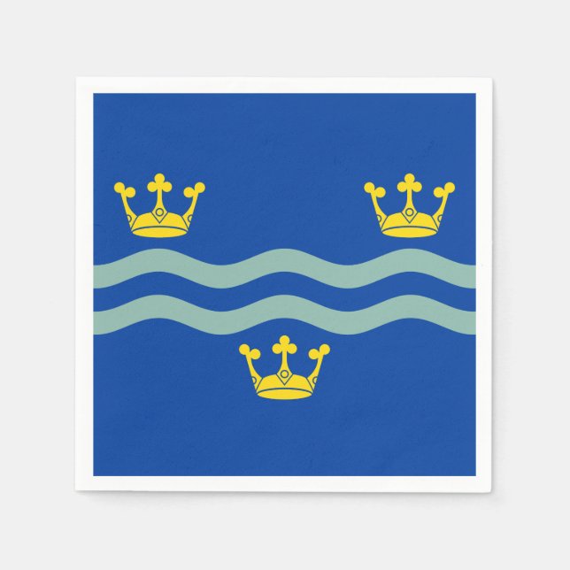 Flag of Cambridgeshire Napkins (Front)