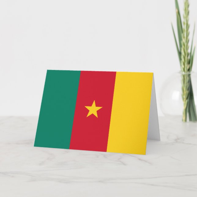 Flag of Cameroon Card (Front)