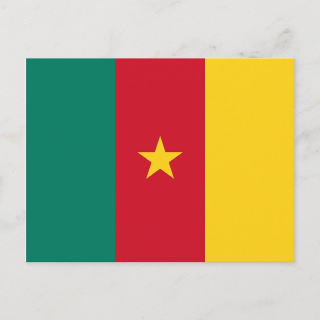 Flag of Cameroon Postcard (Front)