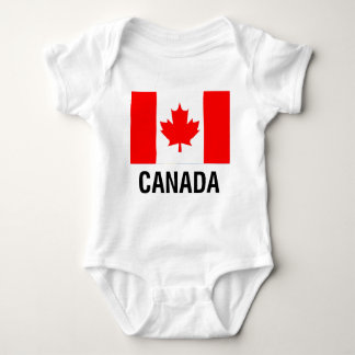 FLAG of CANADA Baby Bodysuit