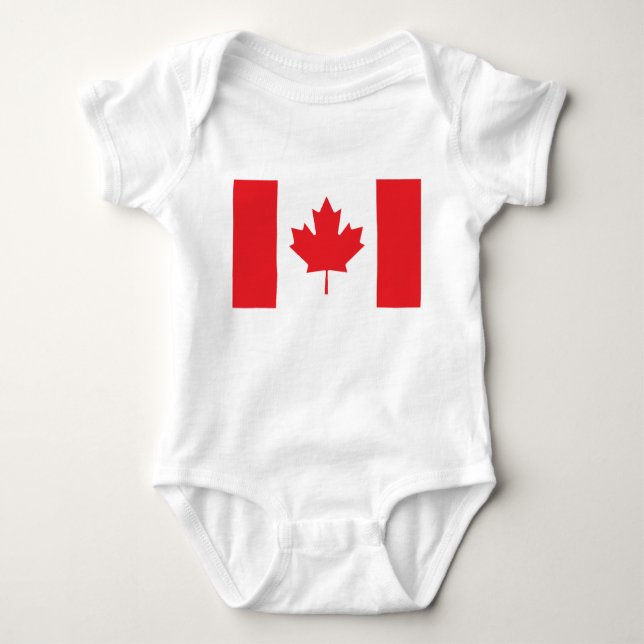 Flag of Canada Baby Bodysuit (Front)