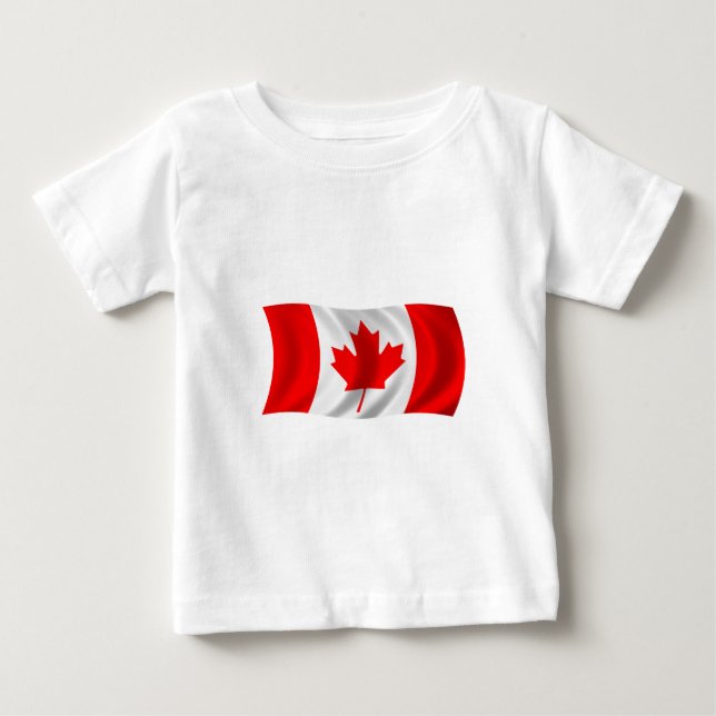 Flag of Canada Baby T-Shirt (Front)