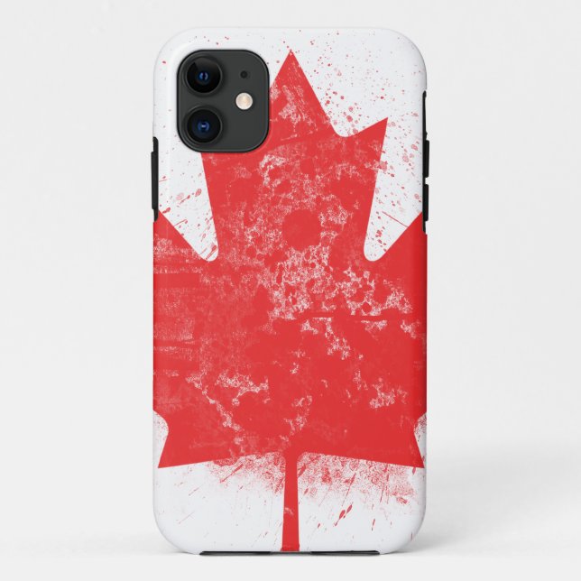 Flag of Canada Case-Mate iPhone Case (Back)