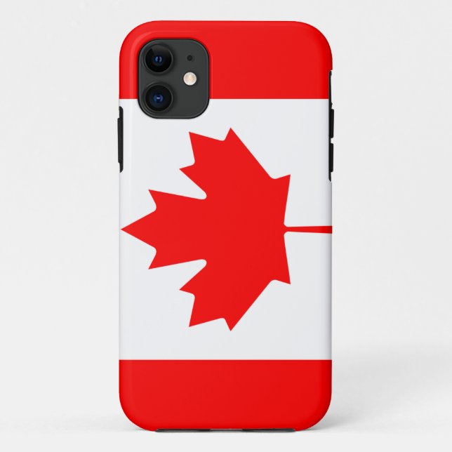 Flag of Canada Case-Mate iPhone Case (Back)