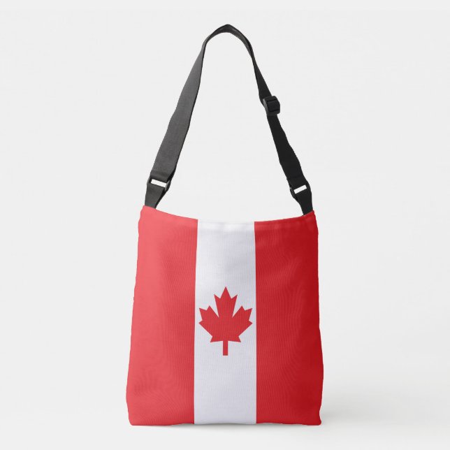 Flag of Canada Crossbody Bag (Front)