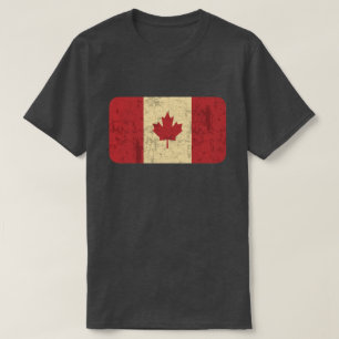 Flag of Canada Distressed T-Shirt