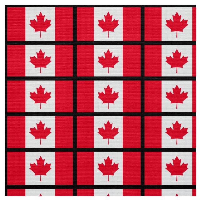 Flag of Canada Fabric (Swatch)