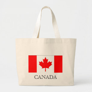 Flag of Canada Large Tote Bag