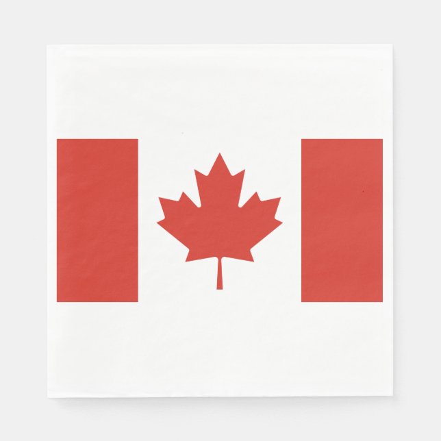 Flag of Canada Napkin (Front)
