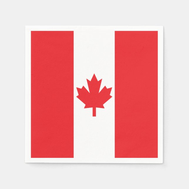 Flag of Canada Napkin (Front)