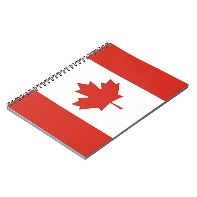 Flag of Canada Notebook (Left Side)