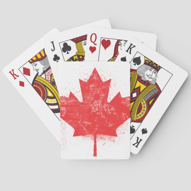 Flag of Canada Playing Cards (Back)