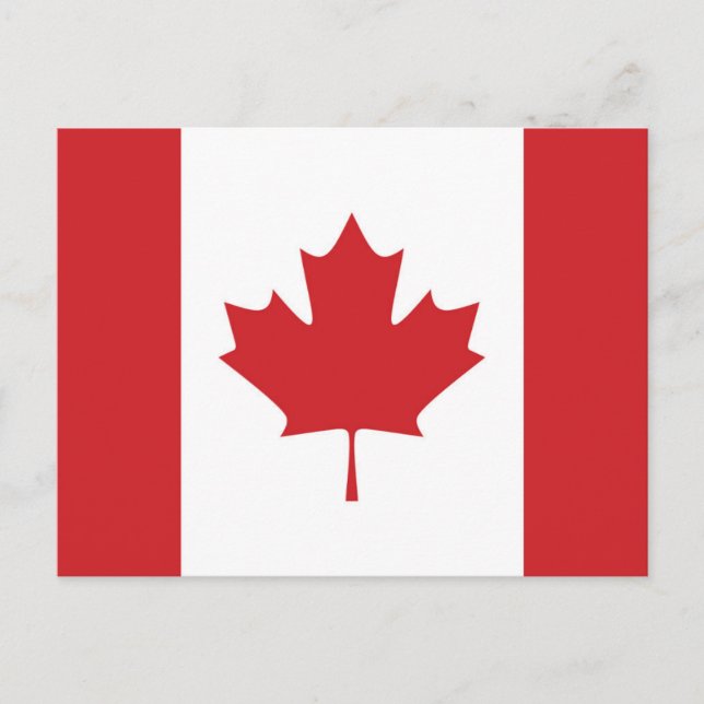 Flag of Canada Postcard (Front)