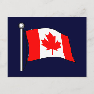 Flag of Canada Postcard