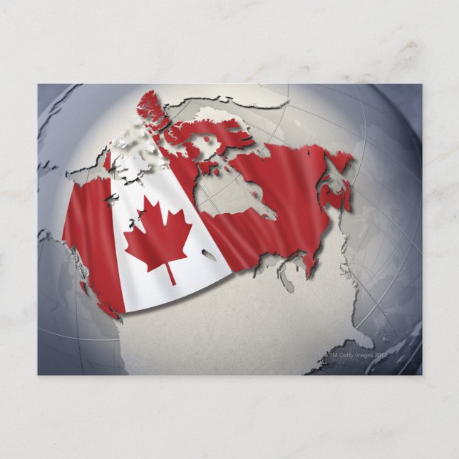 Flag of Canada Postcard (Front)