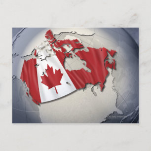 Flag of Canada Postcard