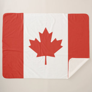 Flag of Canada Sherpa Blanket