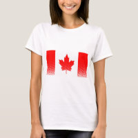 Flag Of Canada With Halftone Effect