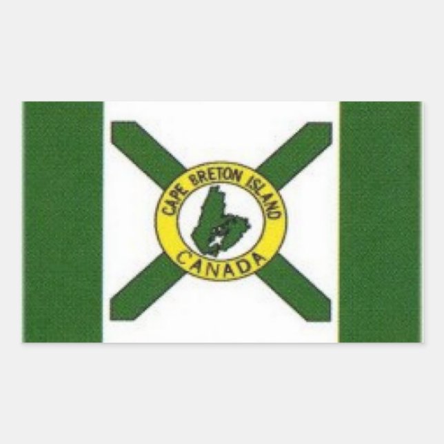Flag of Cape Breton, Canada Rectangular Sticker (Front)