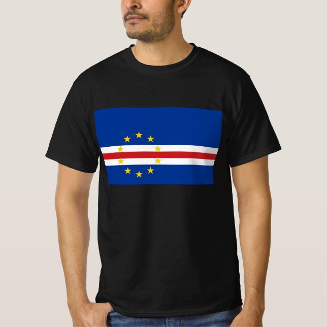 Flag of Cape Verde - Cape Verdean T-Shirt (Front)