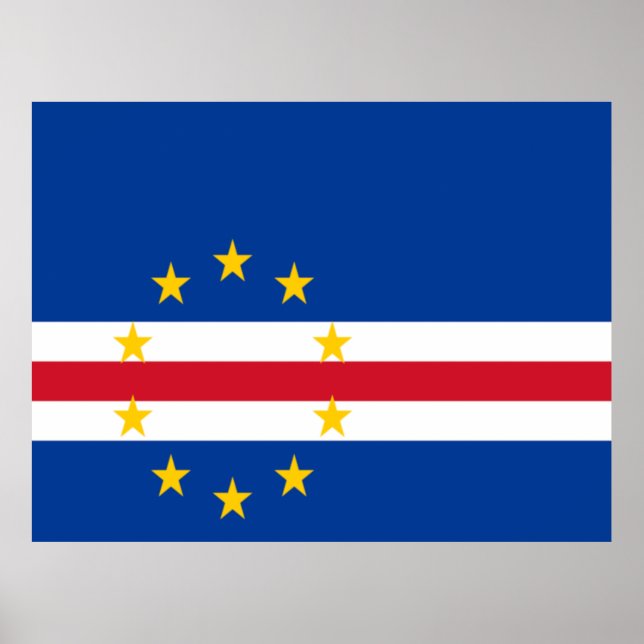 Flag of Cape Verde Poster (Front)